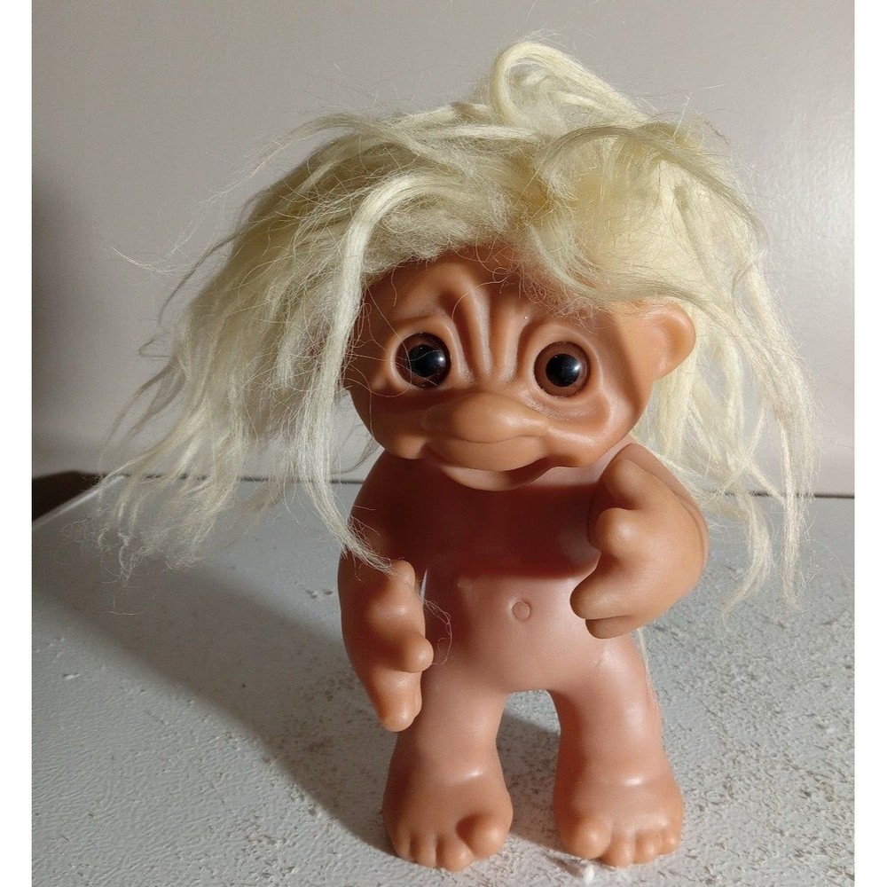 Vintage 1977 Thomas Dam Troll # 604 Made in Denmark 9"